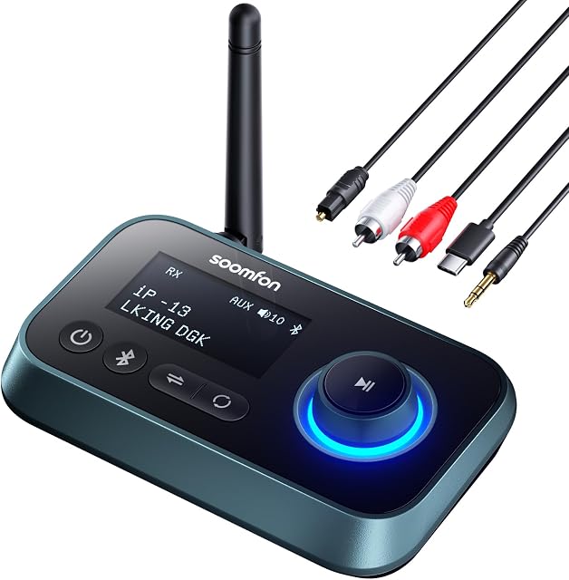 Transmisor receptor Bluetooth SOOMFON para TV