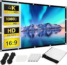 Pantalla proyección 100 pulgadas plegable portátil