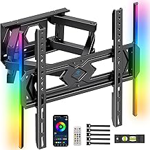Soporte TV PERLESMITH con luces LED Ambilight