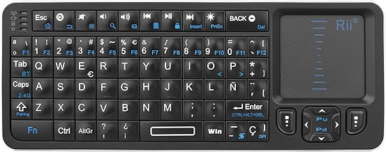 Rii K06 mini teclado retroiluminado Bluetooth 2.4G Android TV