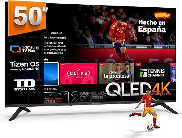 TD Systems 50 pulgadas QLED 4K Tizen OS